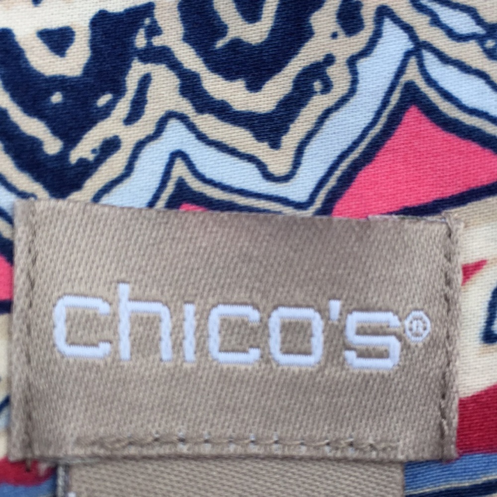 Multi-colored Chico’s blouse - Picture 4 of 6